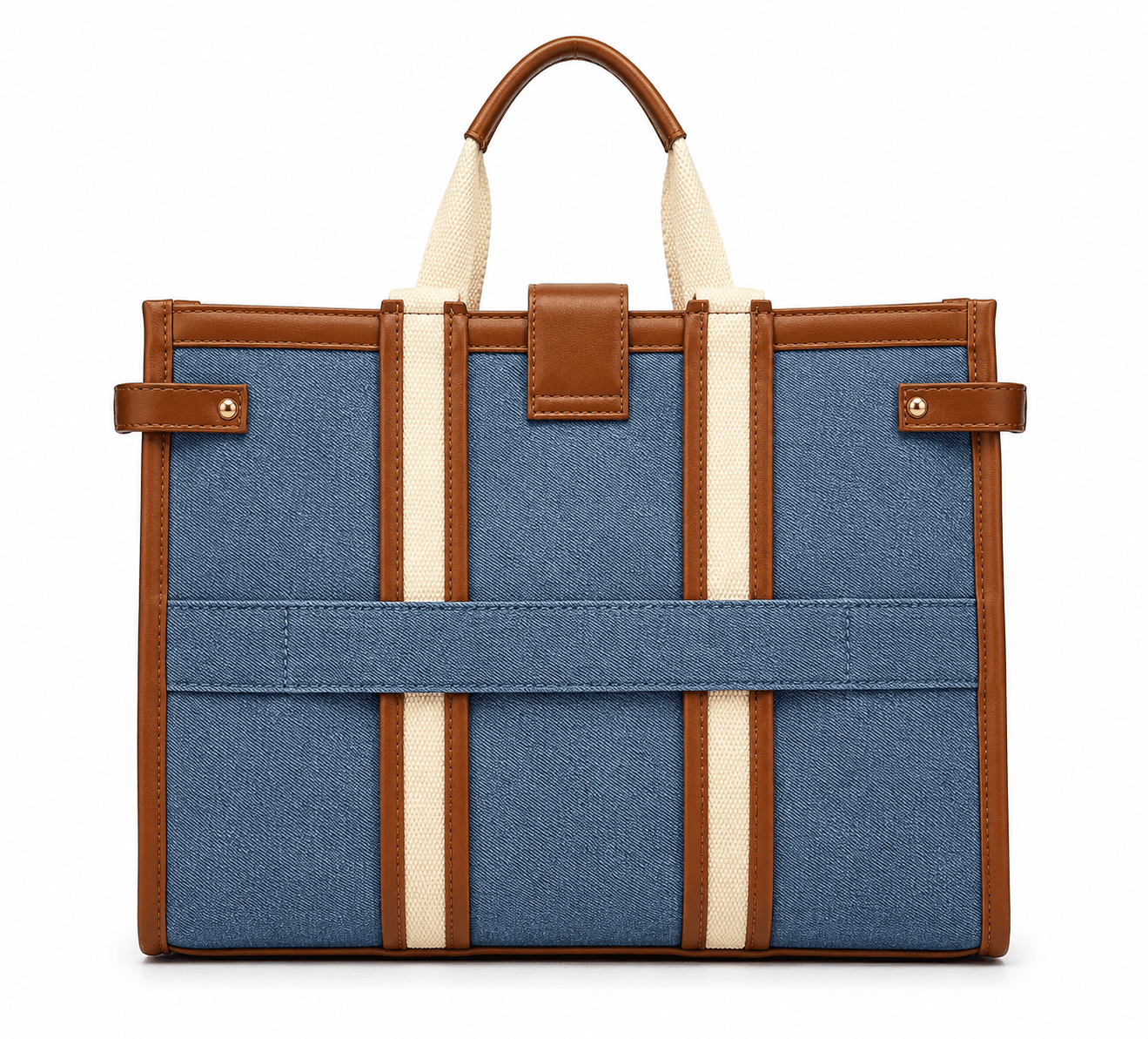 Denim Tote Bag (Dark Denim Blue) - View 2