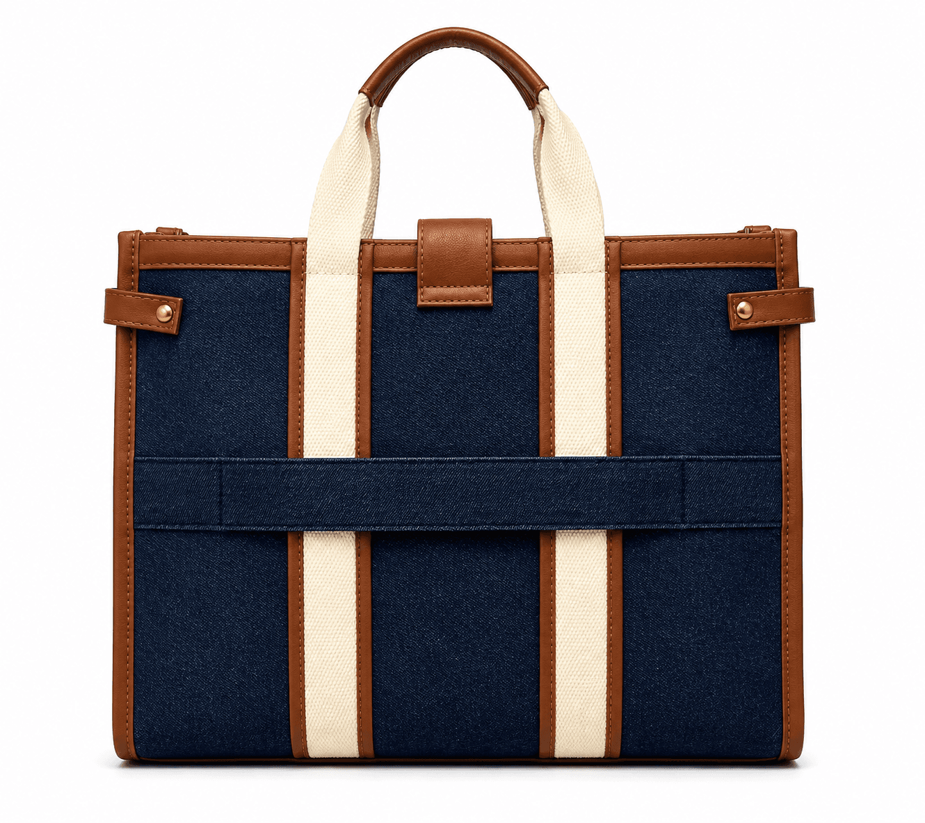 Denim Tote Bag (Light Denim Blue) - View 2